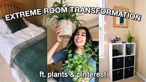 Extreme Room Transformation Room Tour Aesthetic On A Budget Youtube