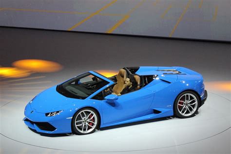 Lamborghini Huracán Lp 610 4 Spyder Revealed Live Photos And Video