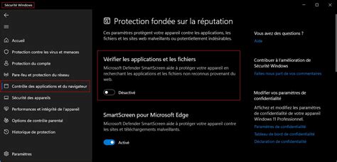 Comment désactiver Windows Defender SmartScreen et SmartScreen pour