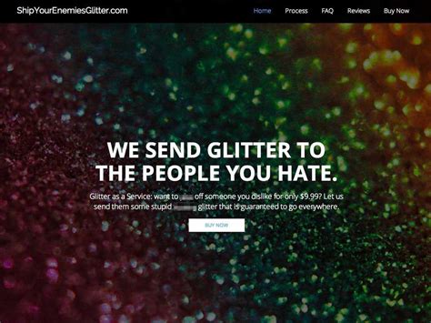 Send Glitter To Your Enemies Website Crashed Business Insider