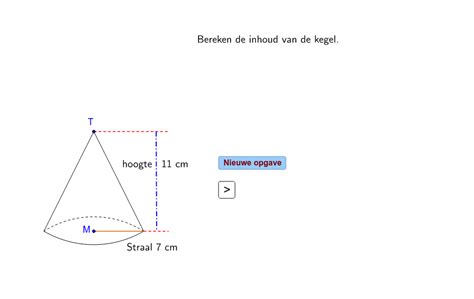 Inhoud Kegel GeoGebra