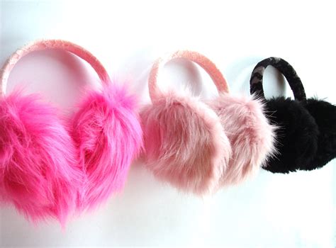 Ear Muffs Winter Accessory For Girl Pink Earmuff Christmas Etsy