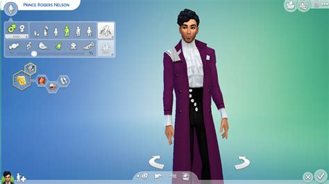Xdbogoss95s Sims 4 Cc — Prince Rogers Nelson Purple Rain Costume
