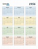 1956 Calendar (PDF, Word, Excel)