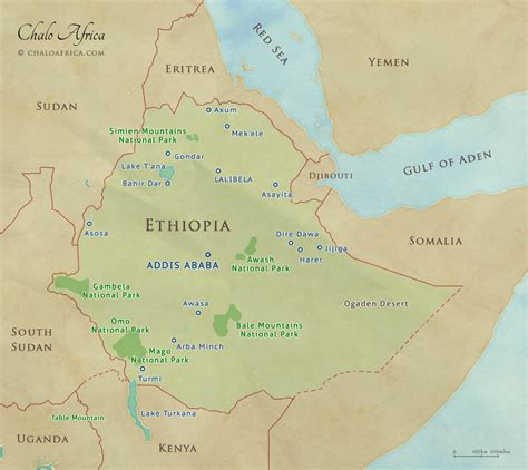 Mursi Tribe Map