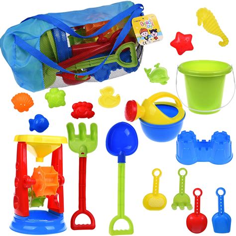 Childrens Beach Toy Double Sand Wheel Summer Colorful Play Set With