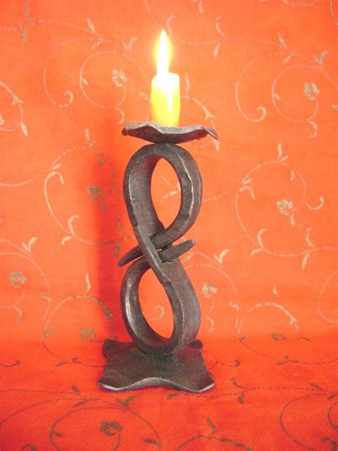 Candleholder4ab Hand Forged Candle Holder Wrought Iron Candle Holders