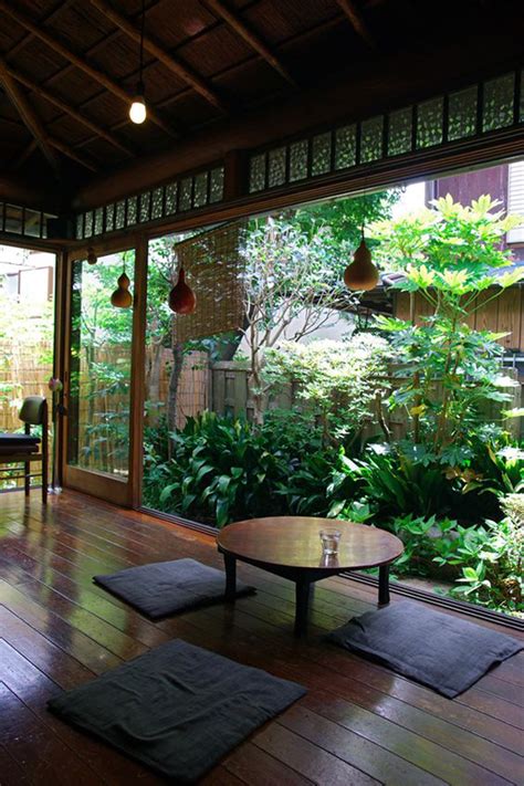 15 Mix Modern Japanese Courtyard With Nature House Design And Decor