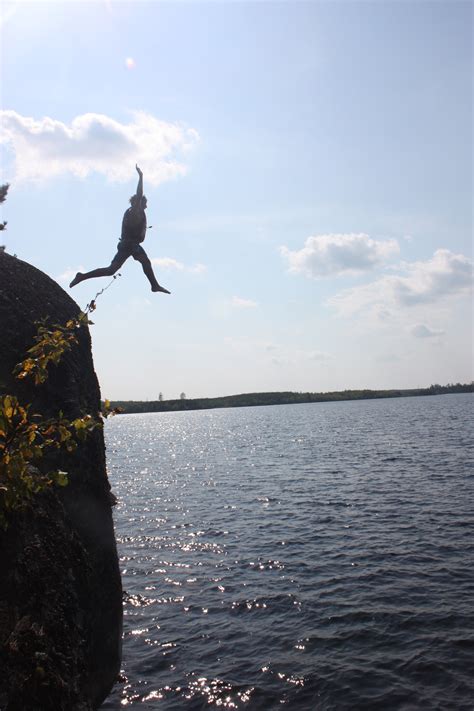 Brave or Dumb? A Cliff Jumper's Dilemna | Boundary Waters Blog