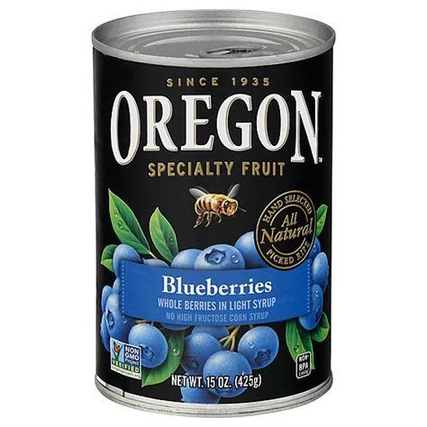 Oregon Specialty Fruit Blueberries Canned And Packaged Fruit Valli