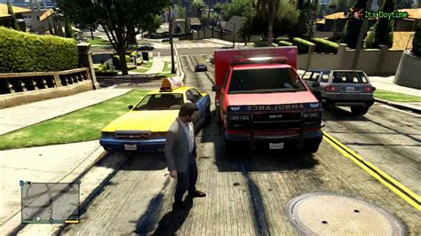 Grand Theft Auto 5 Gameplay 911 Ambulance Fail Youtube