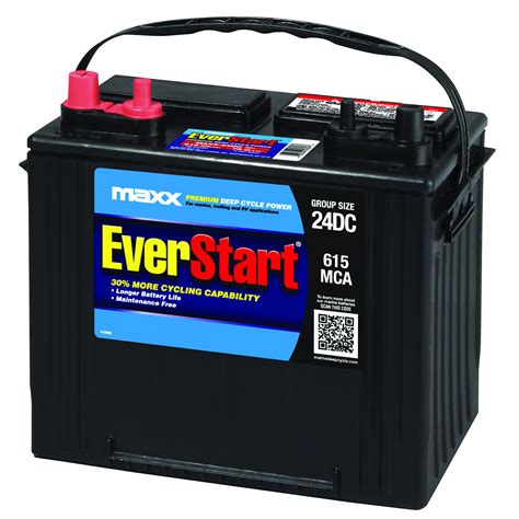 Everstart Maxx Lead Acid Marinerv Battery Group 24dc
