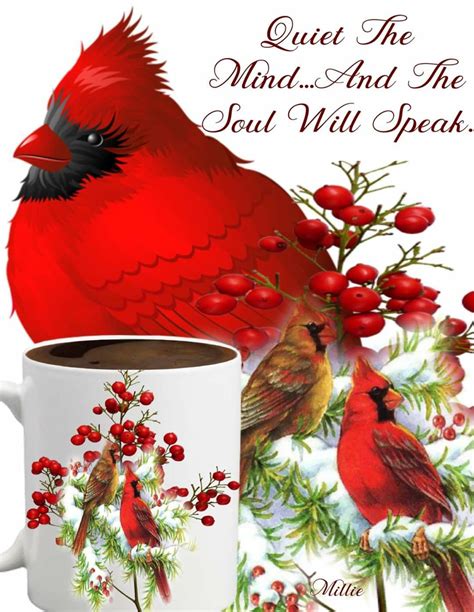 Pin By Dayna Atkins On Cardinals Red Birds Christmas Art Bird Quotes
