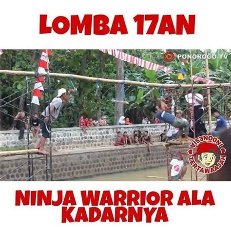 Meme Kocak Lomba Agustus Gak Biasa Ini Bikin Ogah Ikut