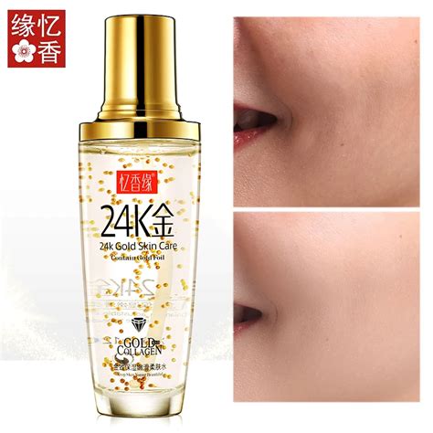 24k Gold Face Serum Moisturizer Essence Whitening Day Anti Aging Anti