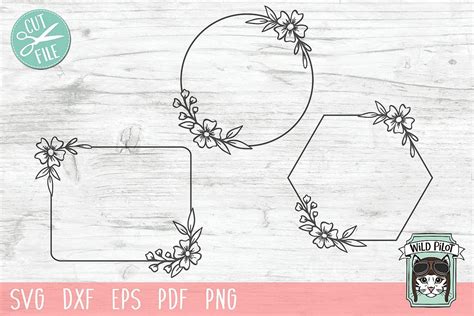 Spring Borders Svg Cut Files Free Svg Files Free Svg Border Cut Out