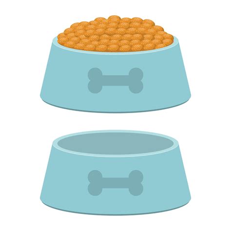 Dog Food Bowl Vector Art Icons And Graphics For Free Download