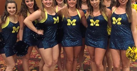 University Of Michigan Dance Team Game Day Uniform By The Line Up