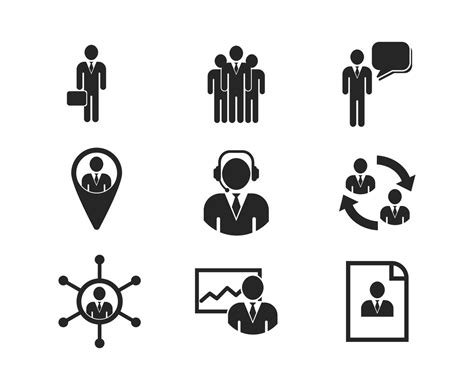 Free Business Person And Management Icon Vector Art And Graphics