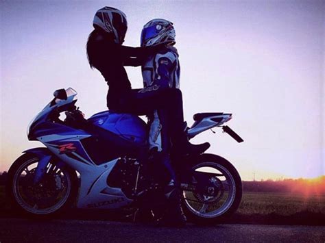 Happy Couples Ride Motorcycles Together Kass And Moses