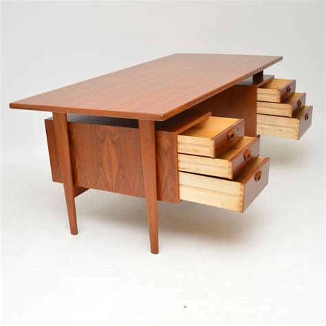 1960s Danish Teak Desk By Kai Kristiansen Retrospective Interiors