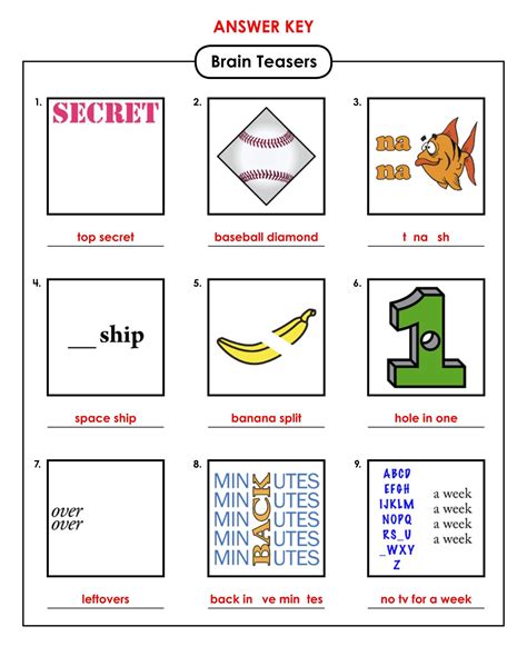 Printable Brain Teaser Puzzles With Answers In 2022 Rebus Puzzles