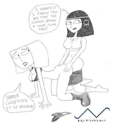 Rule 34 Balls Black And White Choker Cleopatra Smith Clone High