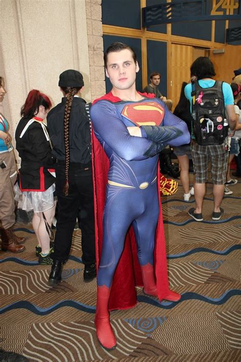 Superman Suit Superman Cosplay Men In Tight Pants Superman Suit