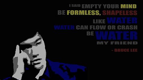 Hd Wallpaper Bruce Lee Quote Wall Decor Simple Typography