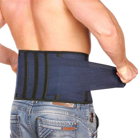 Back Support Lower Back Brace Provides Back Pain Relief Breathable Lumbar Support Belt For Men