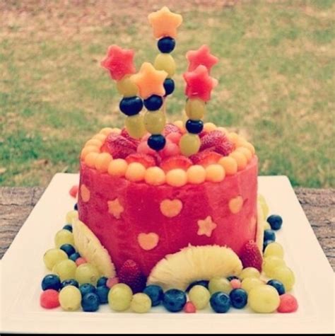 How to make a summer solstice cake w/ my sister! fruit cake on Tumblr