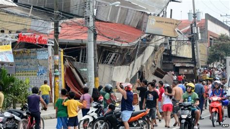 Deadly Philippine Quake Hits Bohol And Cebu Bbc News