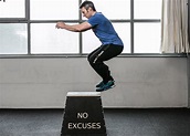 Crossfit-Übung: Box Jumps
