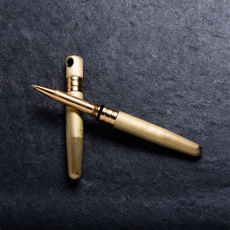 Mini Brass Pen Black Ink Penex Touch Of Modern