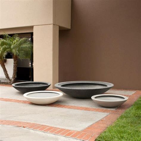 Maybe you would like to learn more about one of these? Modern Low Bowl Planters (With images) | Fiberglass ...