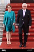 Federal President of Germany Frank-Walter Steinmeier and his wife Elke ...