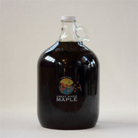 1 Gallon Grade A Robust Maple Syrup Great River Maple