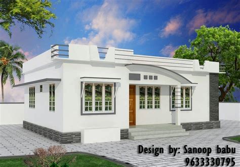 800 Sq Ft Modern Style Kerala Home Design 105 Lakh