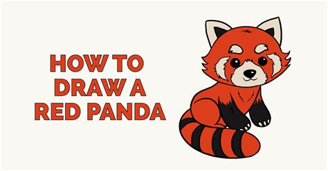 How To Draw A Red Panda Really Easy Drawing Tutorial