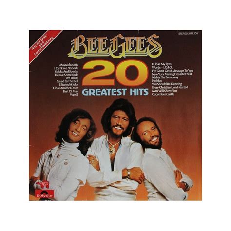 Bee Gees ‎ 20 Greatest Hits1978 Rso ‎ 2479 208