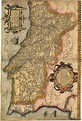 Map of Portugal in 1561 in the "Theatrum Orbis Terrarum" (1570) de ...
