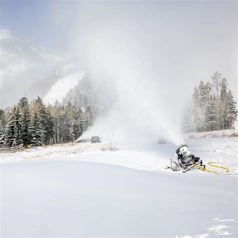 Photos Snowmaking Begins At Jackson Hole Mountain Resort Wy Snowbrains