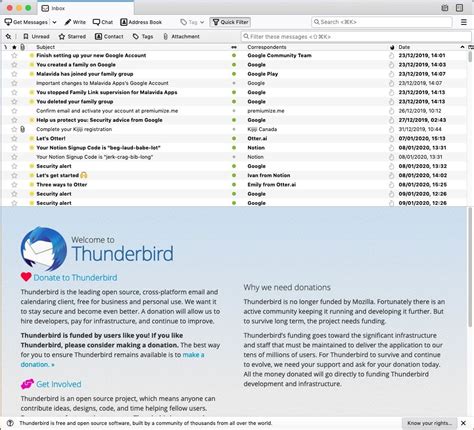 Download Thunderbird Mac Latest Version Software Online