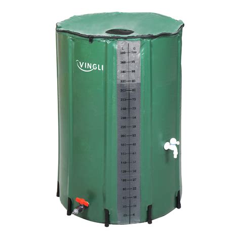 Buy VINGLI Upgraded Rain Barrel Collapsible Water Tank Storage
