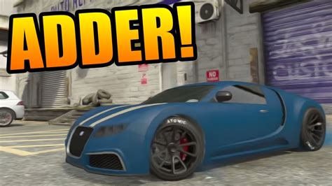 Gta 5 Adder Bugatti Veyron Tuning Customization Gta V Youtube