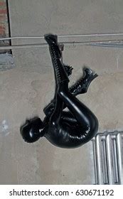 Pretty Black Tied Zentai Slavegirl Bdsm Shutterstock