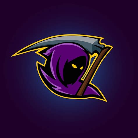 Premium Vector Esport Grim Reaper Logo