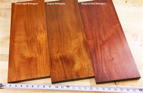 Natural Mahogany Wood Color