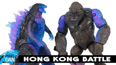 Godzilla Vs Kong Hong Kong Battle Figures Review Youtube