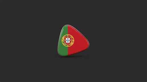 Portugal Flag Icon 3d Model Turbosquid 2058959